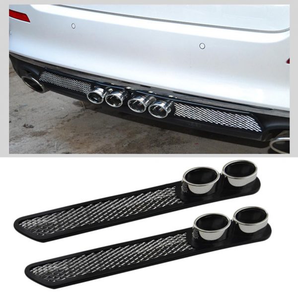 Modification of Automobile decorative tuyere false exhaust vent exhaust funnel tail throat exhaust pipe shark gill pull simulation vent