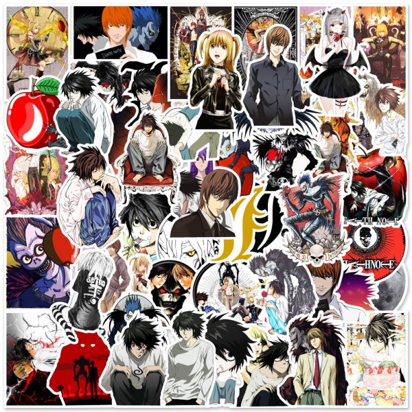 50 pieces of animation American drama death note notebook skateboard car graffiti decoration sticker wholesale