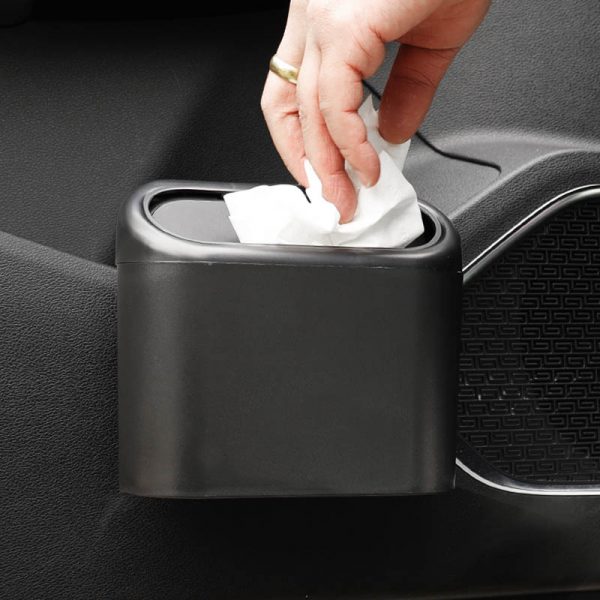 Car garbage can car seat back door hanging storage box multi-functional garbage bag car sundries storage articles